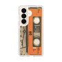 スリムプロテクションケース［ RETORO CASSETTE TAPE - Skeleton Orange ］