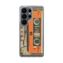 スリムプロテクションケース［ RETORO CASSETTE TAPE - Skeleton Orange ］