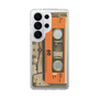 スリムプロテクションケース［ RETORO CASSETTE TAPE - Skeleton Orange ］