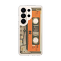 スリムプロテクションケース［ RETORO CASSETTE TAPE - Skeleton Orange ］