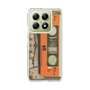 スリムプロテクションケース［ RETORO CASSETTE TAPE - Skeleton Orange ］