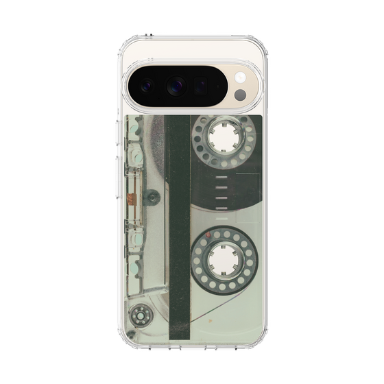 スリムプロテクションケース［ RETORO CASSETTE TAPE - Skeleton Blue ］