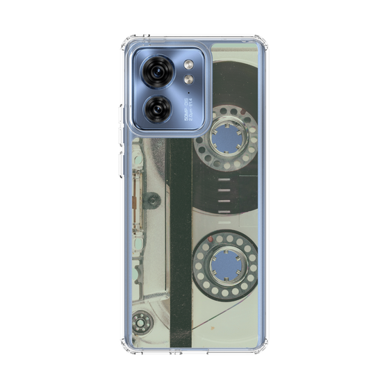 スリムプロテクションケース［ RETORO CASSETTE TAPE - Skeleton Blue ］