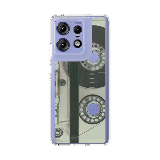 スリムプロテクションケース［ RETORO CASSETTE TAPE - Skeleton Blue ］