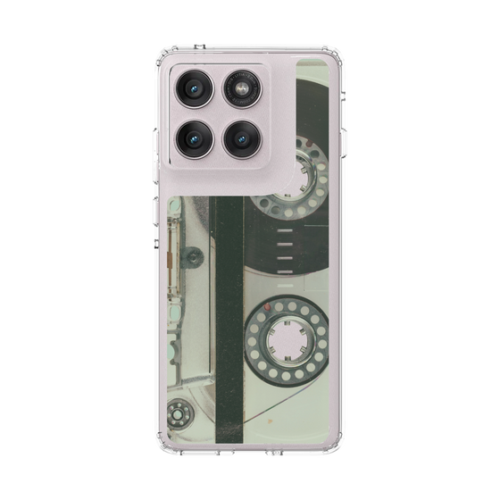 スリムプロテクションケース［ RETORO CASSETTE TAPE - Skeleton Blue ］