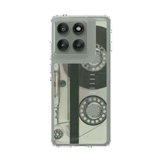 スリムプロテクションケース［ RETORO CASSETTE TAPE - Skeleton Blue ］