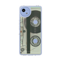 スリムプロテクションケース［ RETORO CASSETTE TAPE - Skeleton Blue ］