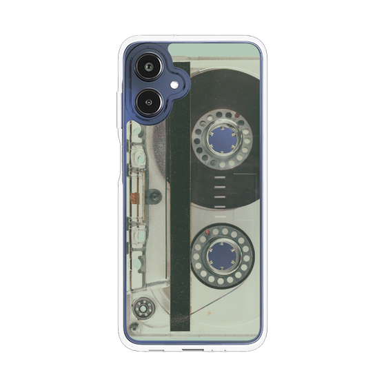 スリムプロテクションケース［ RETORO CASSETTE TAPE - Skeleton Blue ］