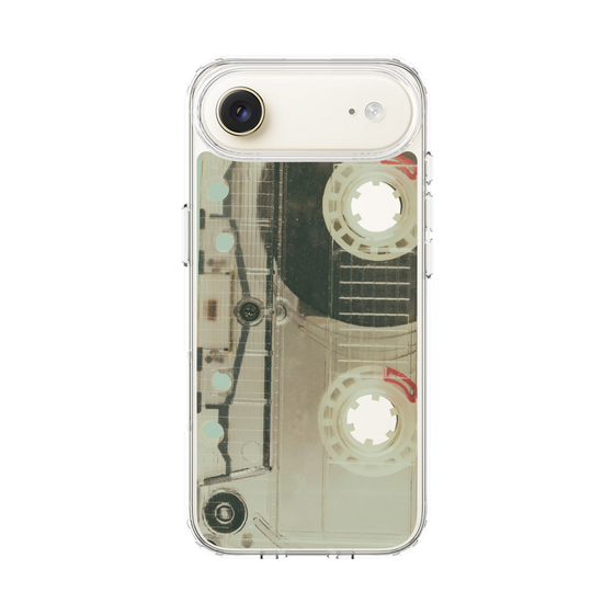 スリムプロテクションケース［ RETORO CASSETTE TAPE - Skeleton Red ］