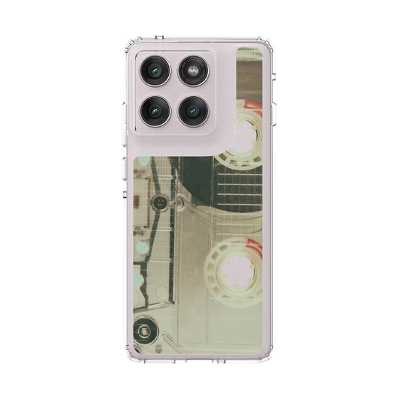 スリムプロテクションケース［ RETORO CASSETTE TAPE - Skeleton Red ］