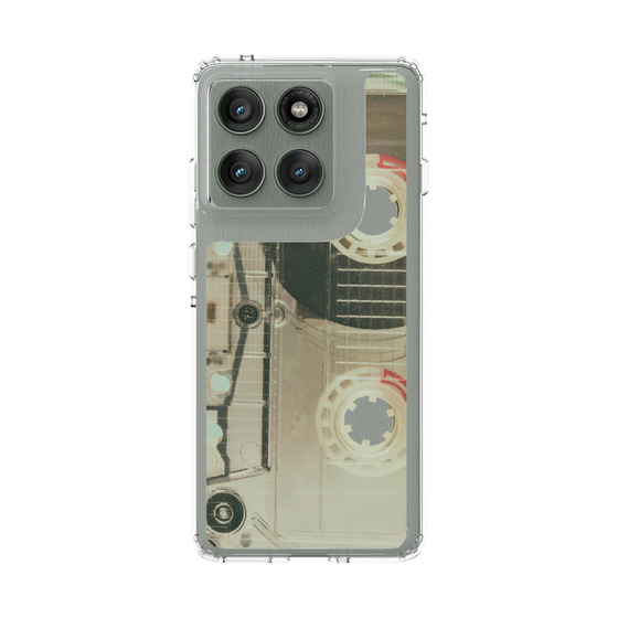 スリムプロテクションケース［ RETORO CASSETTE TAPE - Skeleton Red ］