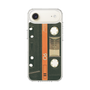 スリムプロテクションケース［ RETORO CASSETTE TAPE - Opacity Black ］