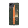 スリムプロテクションケース［ RETORO CASSETTE TAPE - Opacity Black ］