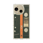 スリムプロテクションケース［ RETORO CASSETTE TAPE - Opacity Black ］