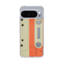 スリムプロテクションケース［ RETORO CASSETTE TAPE - Opacity White ］