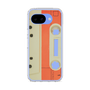 スリムプロテクションケース［ RETORO CASSETTE TAPE - Opacity White ］