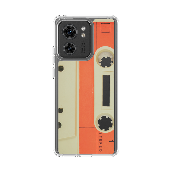 スリムプロテクションケース［ RETORO CASSETTE TAPE - Opacity White ］