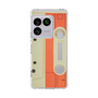 スリムプロテクションケース［ RETORO CASSETTE TAPE - Opacity White ］