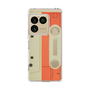 スリムプロテクションケース［ RETORO CASSETTE TAPE - Opacity White ］