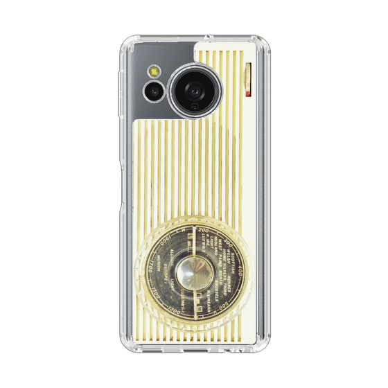 スリムプロテクションケース［ RETORO RADIO - White ］