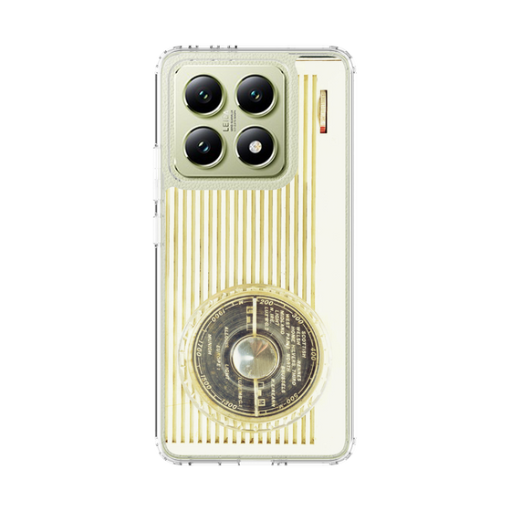 スリムプロテクションケース［ RETORO RADIO - White ］