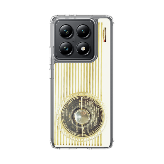 スリムプロテクションケース［ RETORO RADIO - White ］