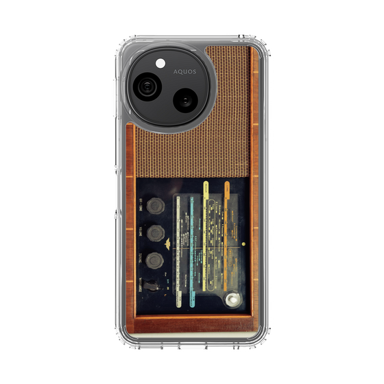 スリムプロテクションケース［ RETORO RADIO - Brown ］