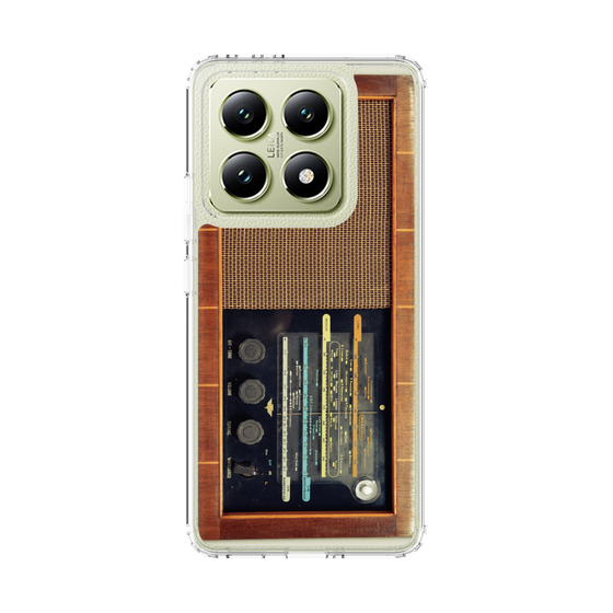 スリムプロテクションケース［ RETORO RADIO - Brown ］