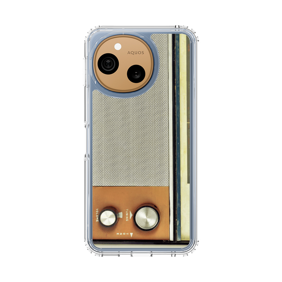 スリムプロテクションケース［ RETORO RADIO - Orange ］