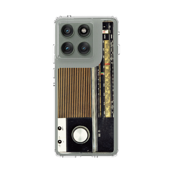 スリムプロテクションケース［ RETORO RADIO - Black ］