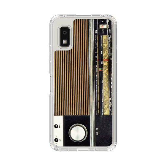 スリムプロテクションケース［ RETORO RADIO - Black ］