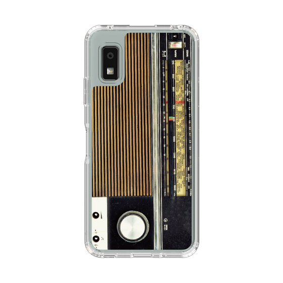 スリムプロテクションケース［ RETORO RADIO - Black ］