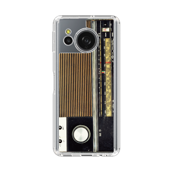 スリムプロテクションケース［ RETORO RADIO - Black ］