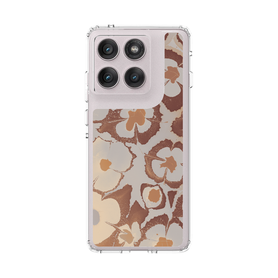 スリムプロテクションケース［ y2k(Year2000) - Flower - Pink Beige ］