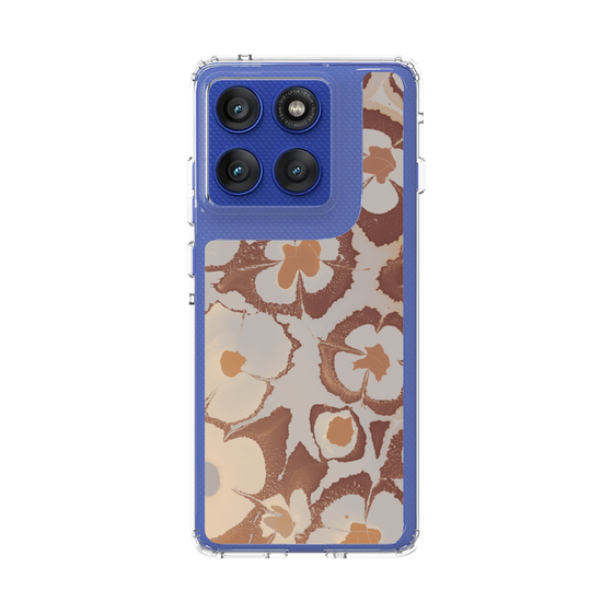 スリムプロテクションケース［ y2k(Year2000) - Flower - Pink Beige ］