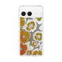 スリムプロテクションケース［ y2k(Year2000) - Flower - Yellow Gray ］