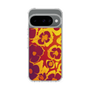 スリムプロテクションケース［ y2k(Year2000) - Flower - Orange purple ］