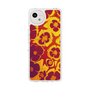 スリムプロテクションケース［ y2k(Year2000) - Flower - Orange purple ］