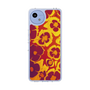 スリムプロテクションケース［ y2k(Year2000) - Flower - Orange purple ］