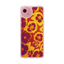 スリムプロテクションケース［ y2k(Year2000) - Flower - Orange purple ］
