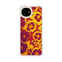スリムプロテクションケース［ y2k(Year2000) - Flower - Orange purple ］