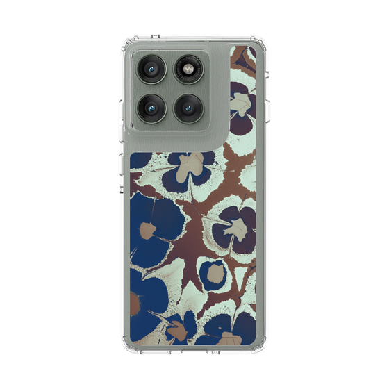 スリムプロテクションケース［ y2k(Year2000) - Flower - Brown Navy ］