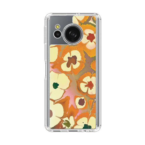 スリムプロテクションケース［ y2k(Year2000) - Flower - Orange Pink ］