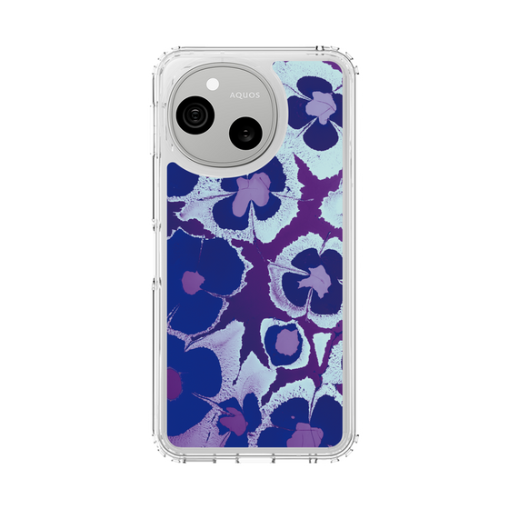 スリムプロテクションケース［ y2k(Year2000) - Flower - Rich Purple ］