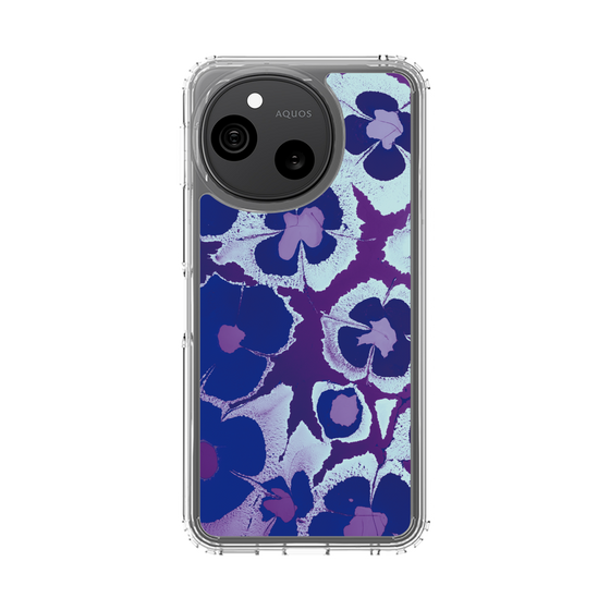 スリムプロテクションケース［ y2k(Year2000) - Flower - Rich Purple ］