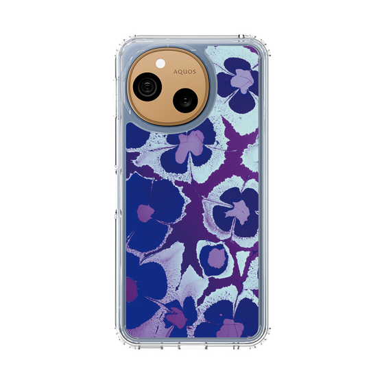 スリムプロテクションケース［ y2k(Year2000) - Flower - Rich Purple ］