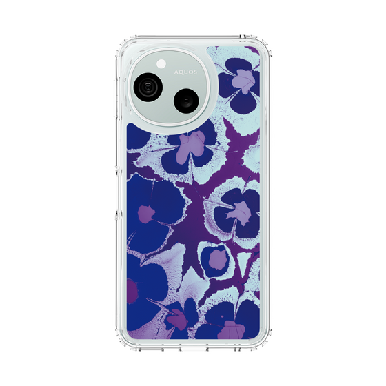 スリムプロテクションケース［ y2k(Year2000) - Flower - Rich Purple ］