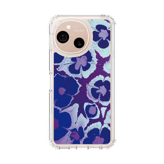 スリムプロテクションケース［ y2k(Year2000) - Flower - Rich Purple ］