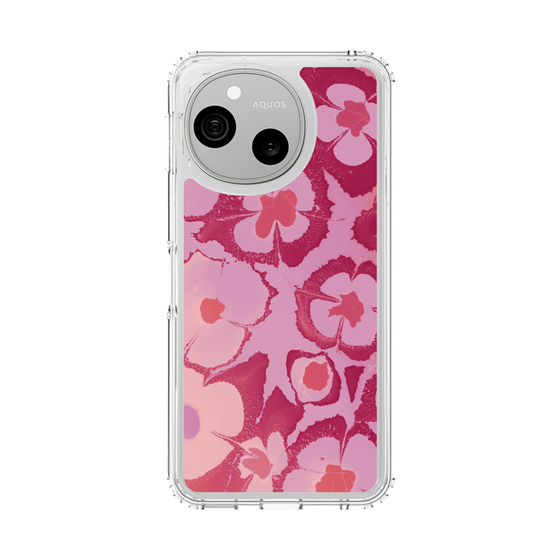 スリムプロテクションケース［ y2k(Year2000) - Flower - Cutie Pink ］