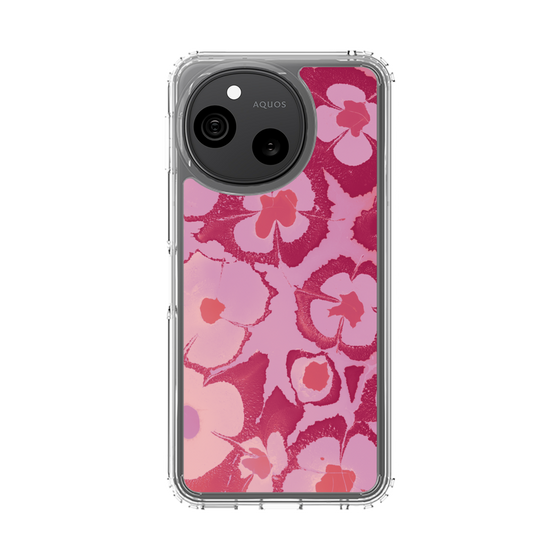 スリムプロテクションケース［ y2k(Year2000) - Flower - Cutie Pink ］